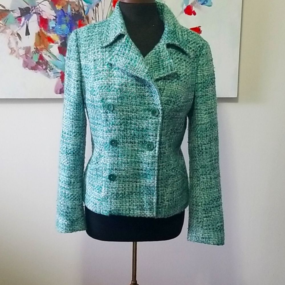 Arden B  Green Turquoise Women's jacket.